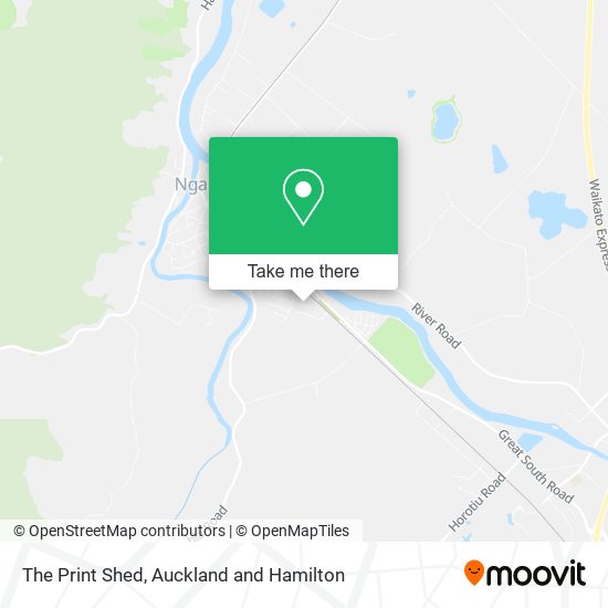 The Print Shed map