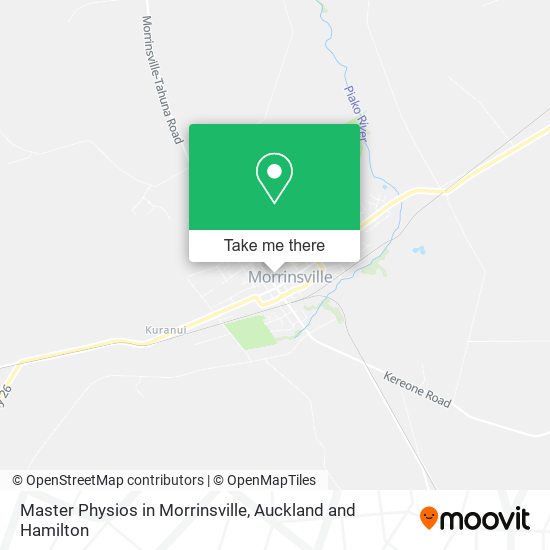 Master Physios in Morrinsville地图