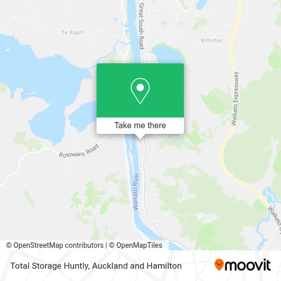 Total Storage Huntly map