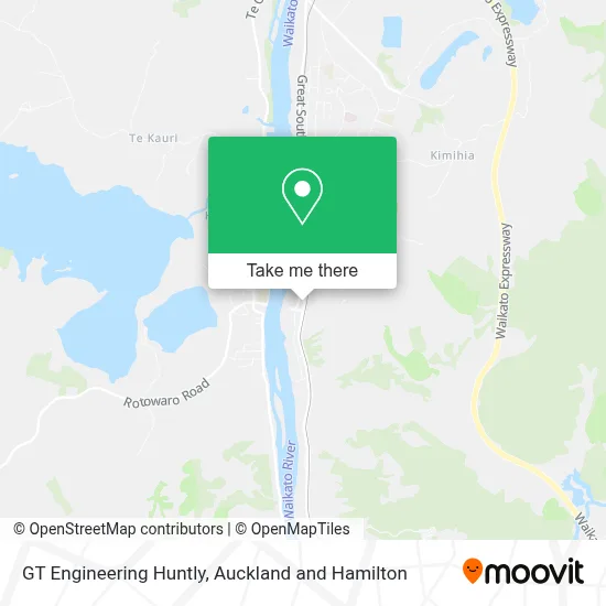 GT Engineering Huntly map