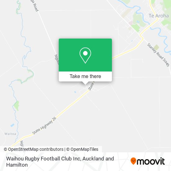 Waihou Rugby Football Club Inc map