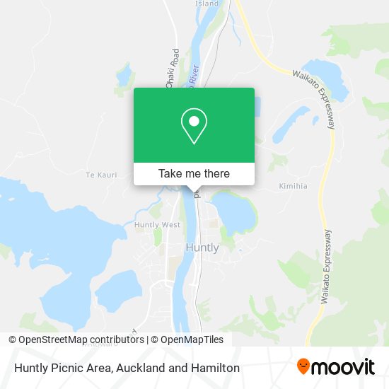 Huntly Picnic Area map