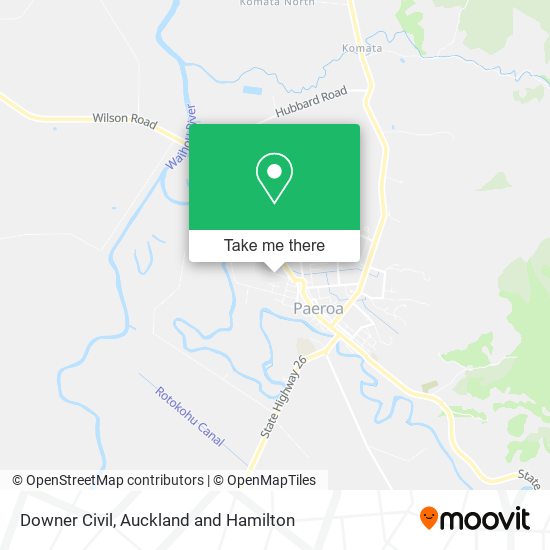 Downer Civil map