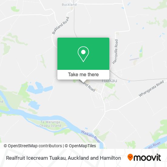 Realfruit Icecream Tuakau map