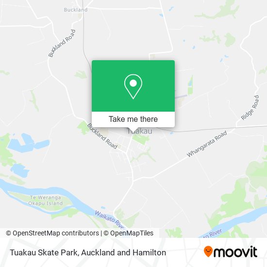Tuakau Skate Park map