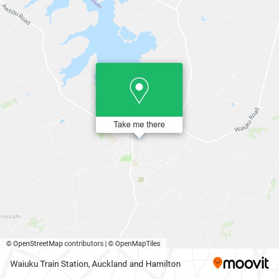 Waiuku Train Station map