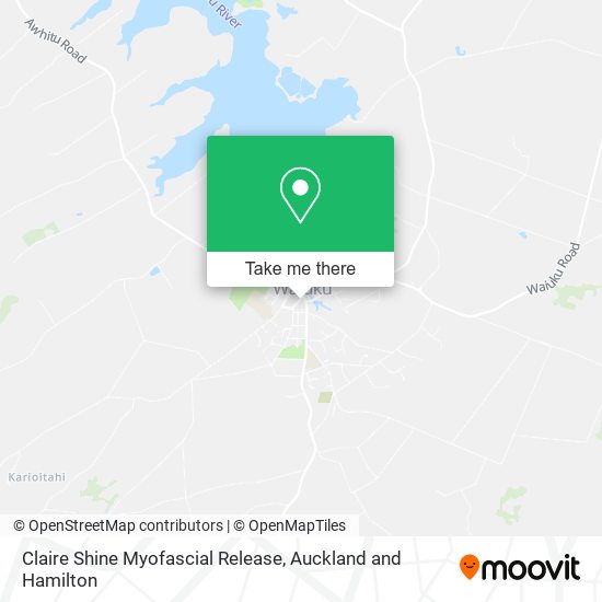 Claire Shine Myofascial Release map