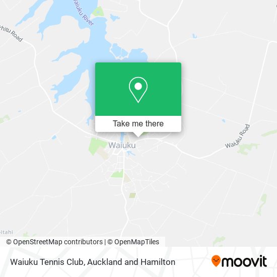Waiuku Tennis Club map