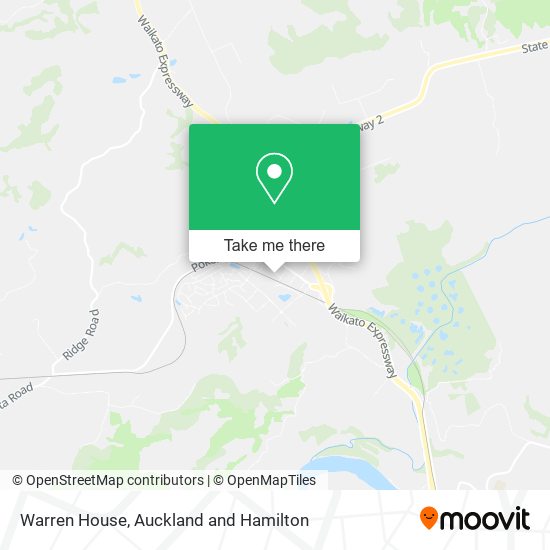 Warren House map