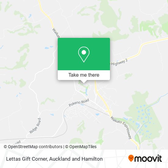 Lettas Gift Corner map