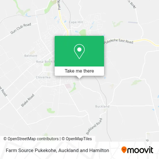 Farm Source Pukekohe map