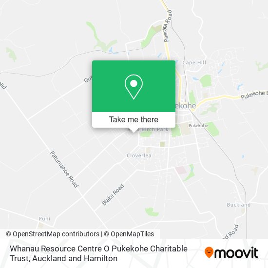 Whanau Resource Centre O Pukekohe Charitable Trust地图