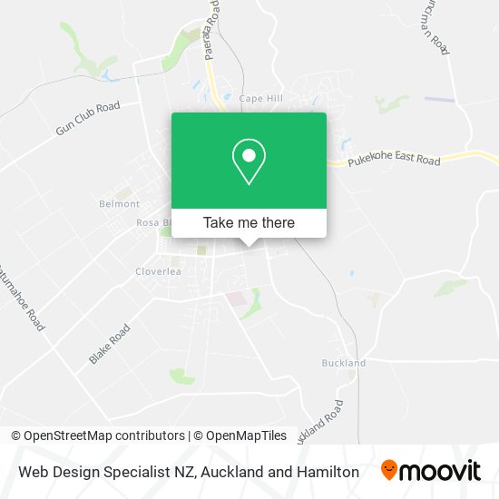 Web Design Specialist NZ地图