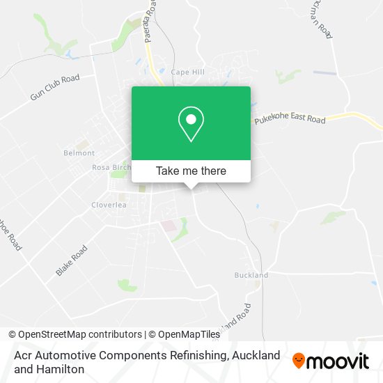 Acr Automotive Components Refinishing map