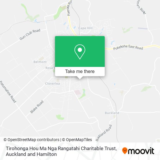 Tirohonga Hou Ma Nga Rangatahi Charitable Trust map