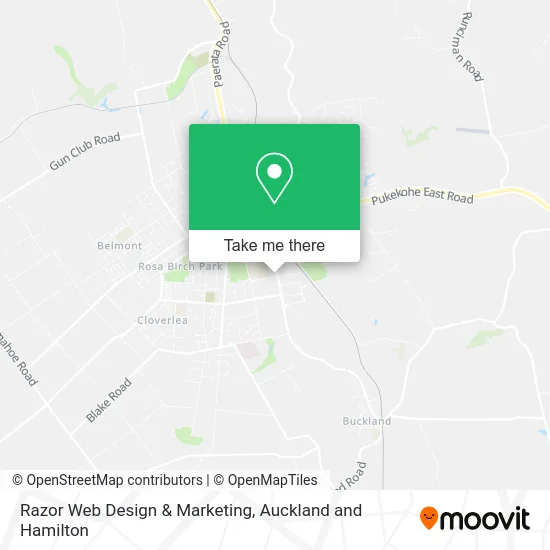 Razor Web Design & Marketing map