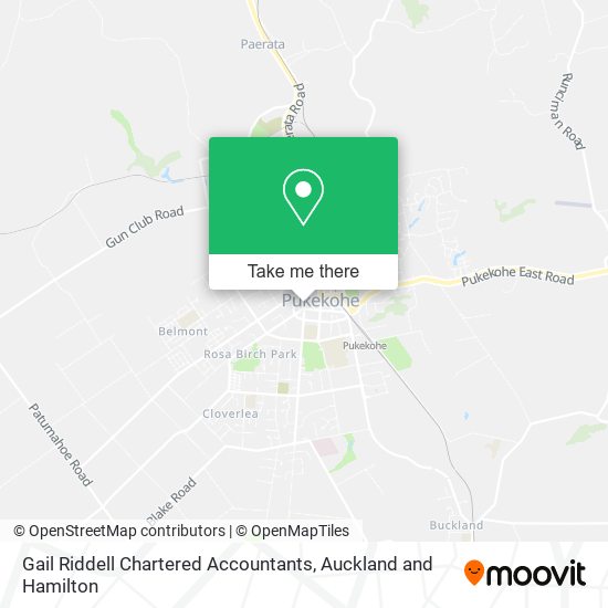 Gail Riddell Chartered Accountants map