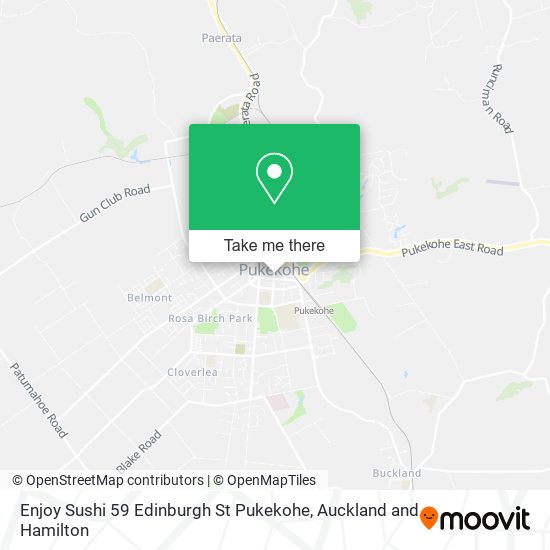 Enjoy Sushi 59 Edinburgh St Pukekohe map