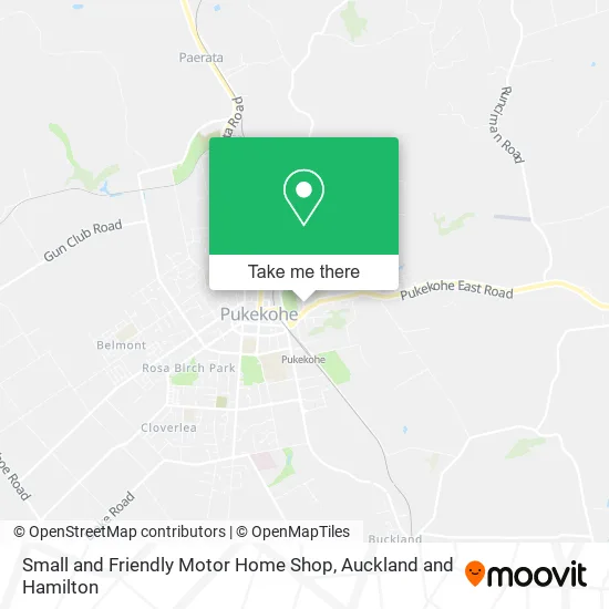 Small and Friendly Motor Home Shop map