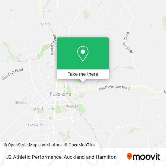J2 Athletic Performance map