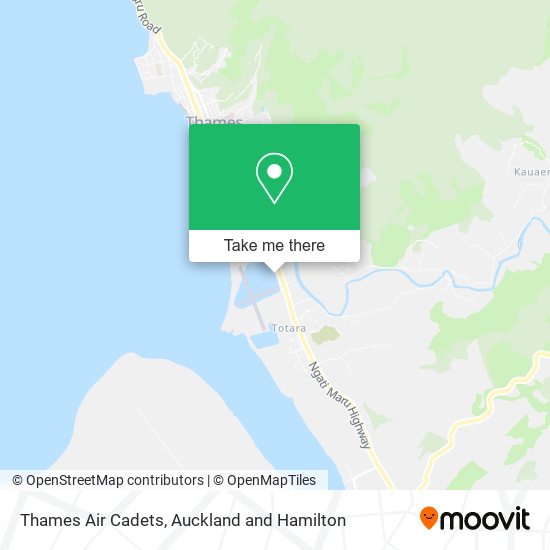 Thames Air Cadets map