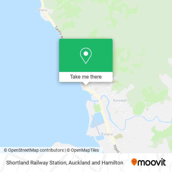 Shortland Railway Station map