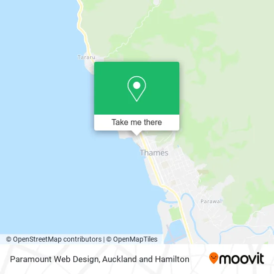 Paramount Web Design map