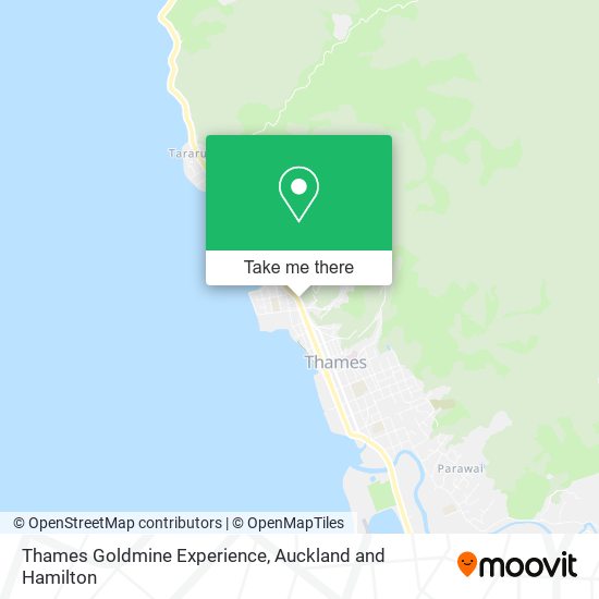 Thames Goldmine Experience map