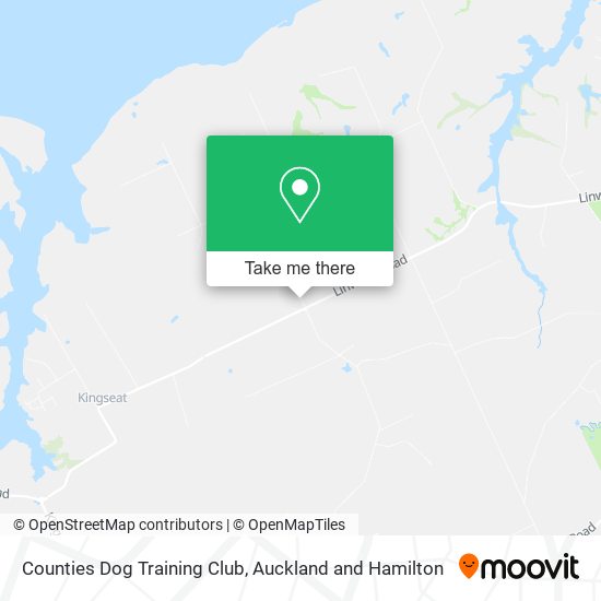 Counties Dog Training Club map