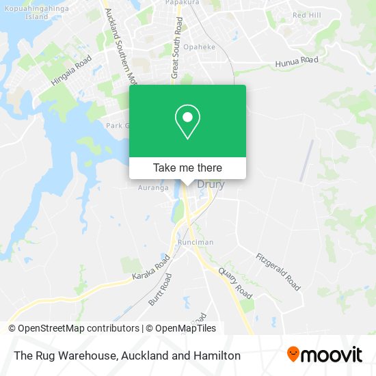 The Rug Warehouse map
