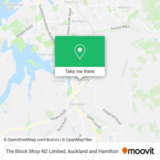 The Block Shop NZ Limited map