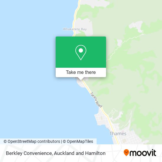 Berkley Convenience map