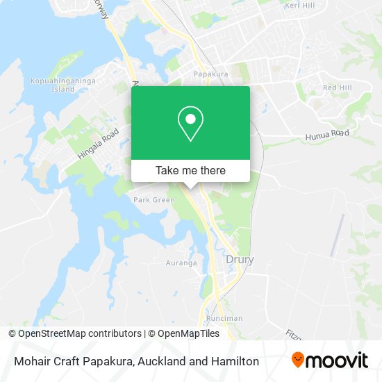 Mohair Craft Papakura map