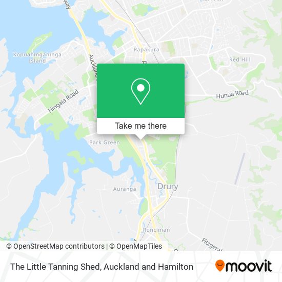 The Little Tanning Shed map