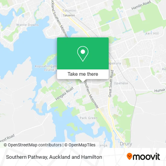 Southern Pathway map