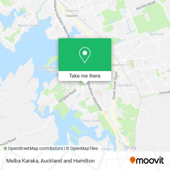 Melba Karaka map