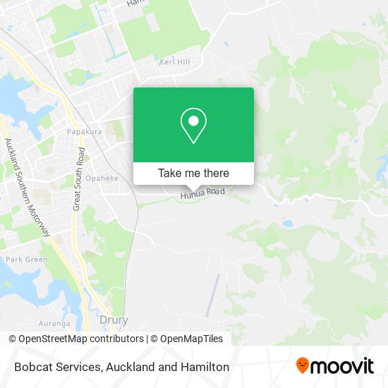 Bobcat Services map