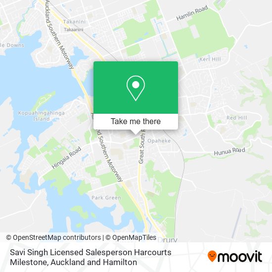 Savi Singh Licensed Salesperson Harcourts Milestone map