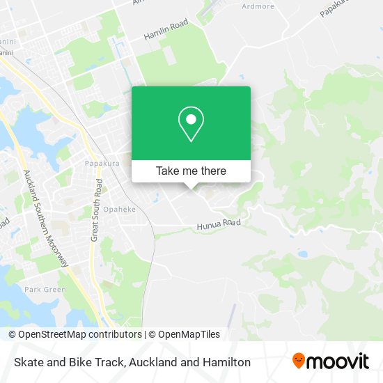 Skate and Bike Track map