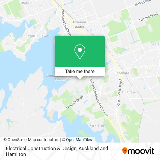 Electrical Construction & Design map