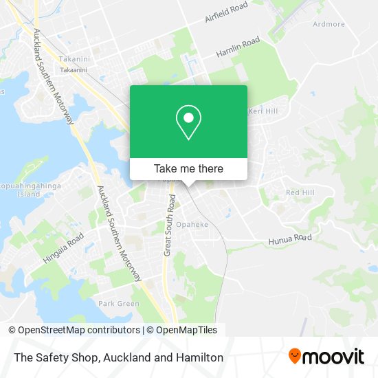 The Safety Shop map