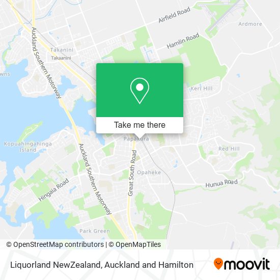 Liquorland NewZealand地图