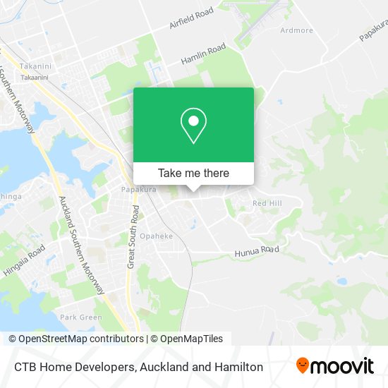 CTB Home Developers map