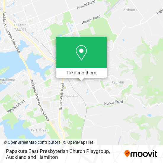 Papakura East Presbyterian Church Playgroup map