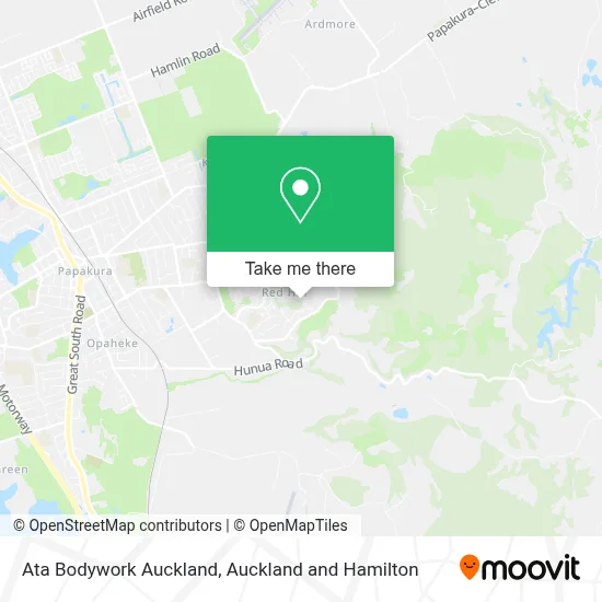 Ata Bodywork Auckland map