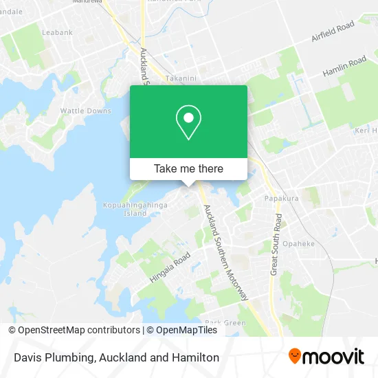 Davis Plumbing map