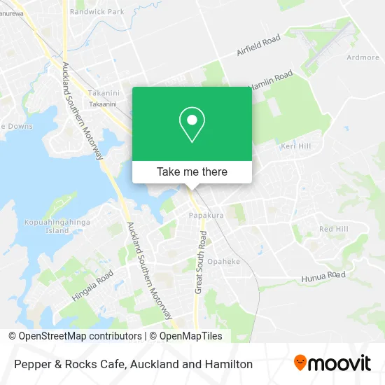 Pepper & Rocks Cafe map