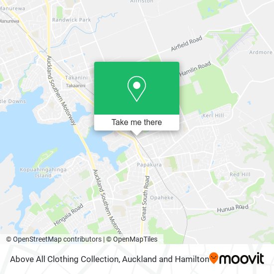 Above All Clothing Collection map