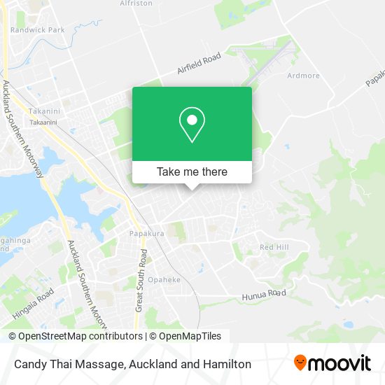 Candy Thai Massage map