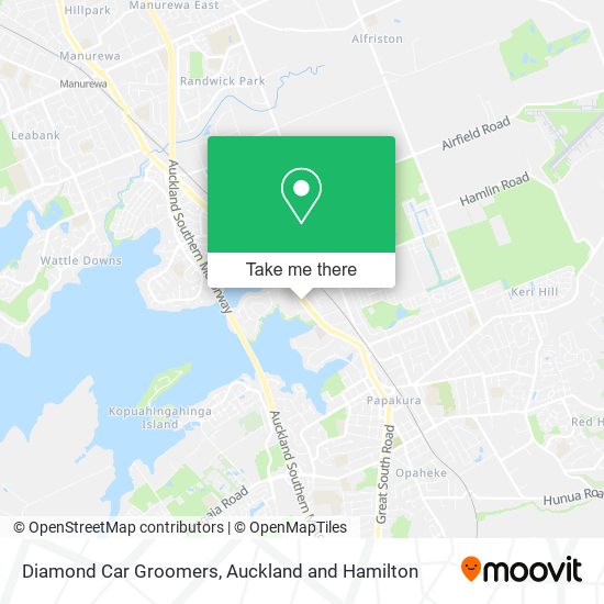 Diamond Car Groomers map